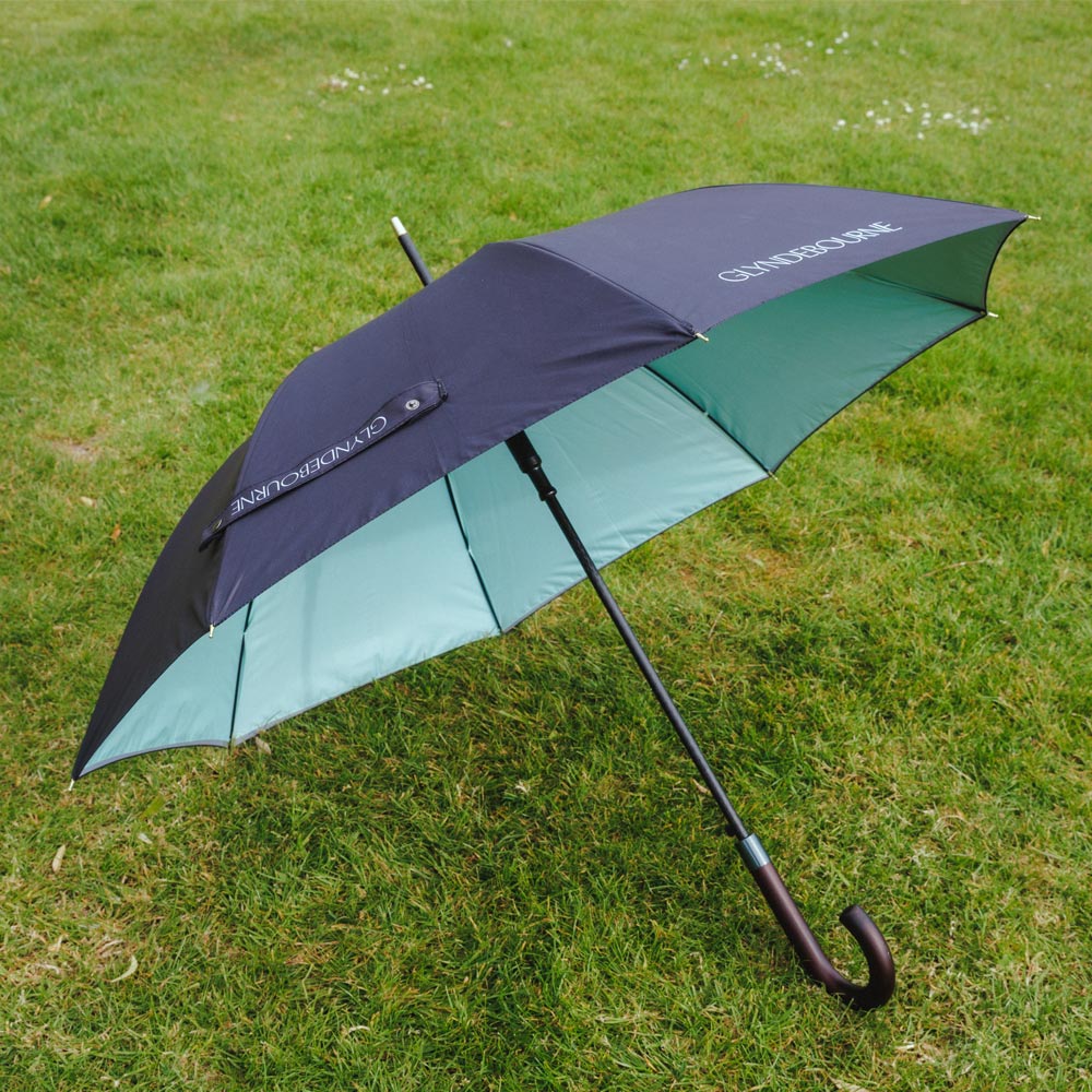 Glyndebourne Black & Sage Classic Umbrella