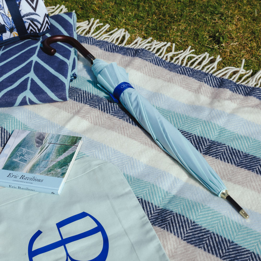 Glyndebourne Sage & Blue Classic Umbrella