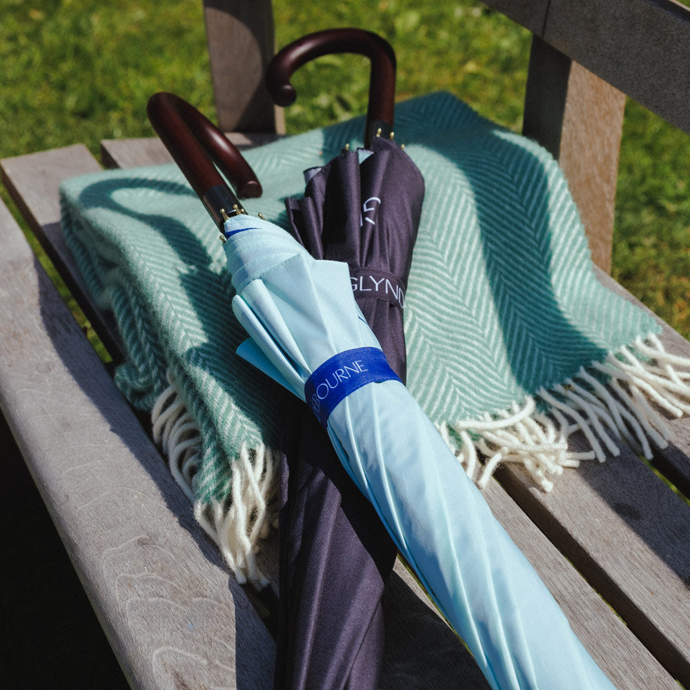 Glyndebourne Sage & Blue Classic Umbrella