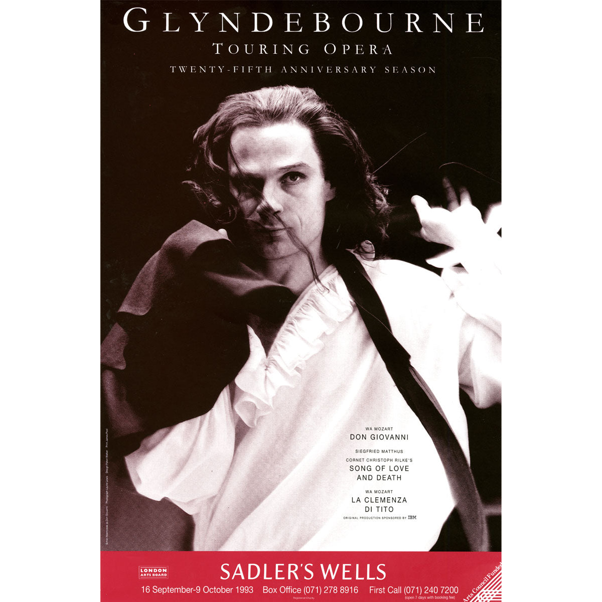 Glyndebourne Touring Opera Poster 1993