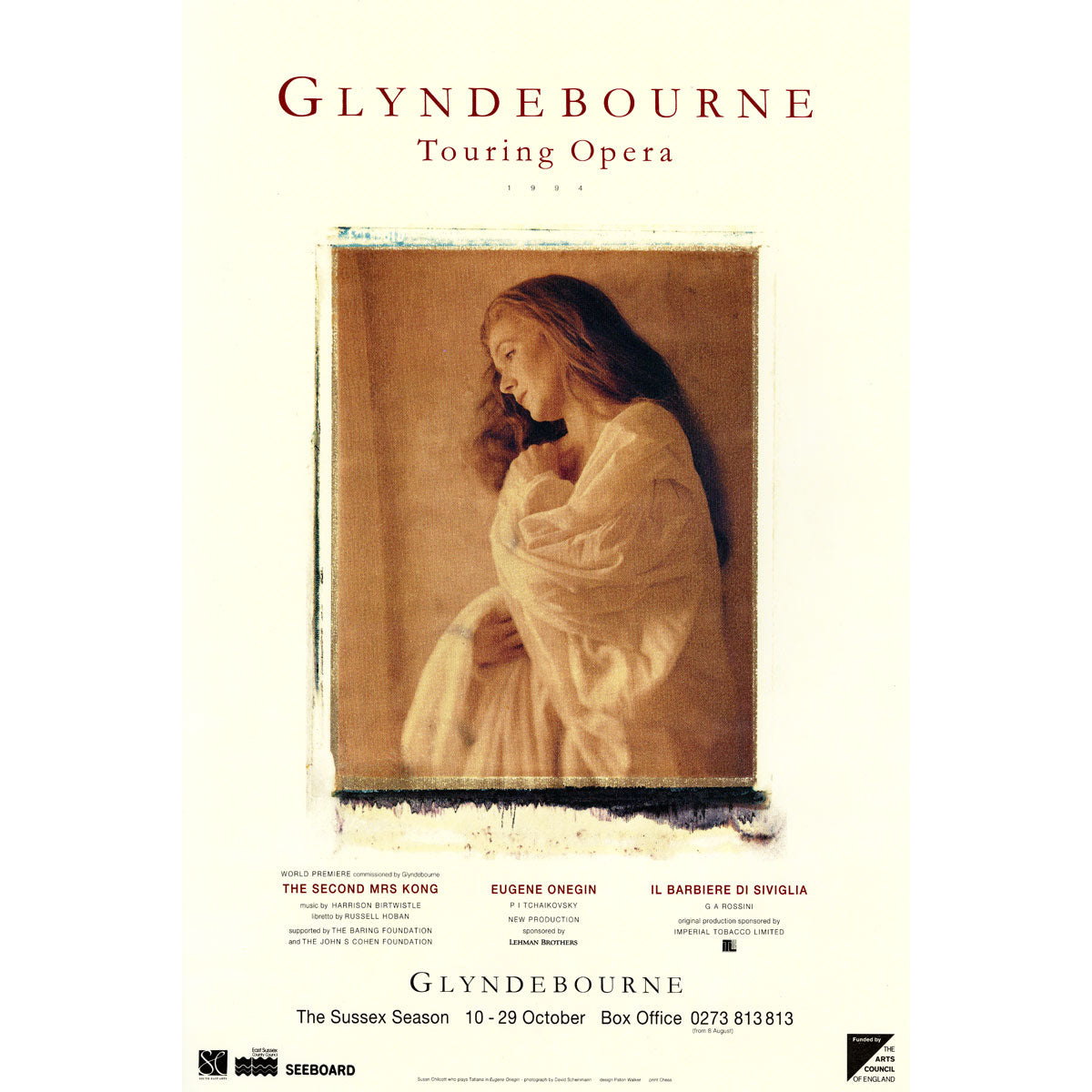 Glyndebourne Touring Opera Poster 1994