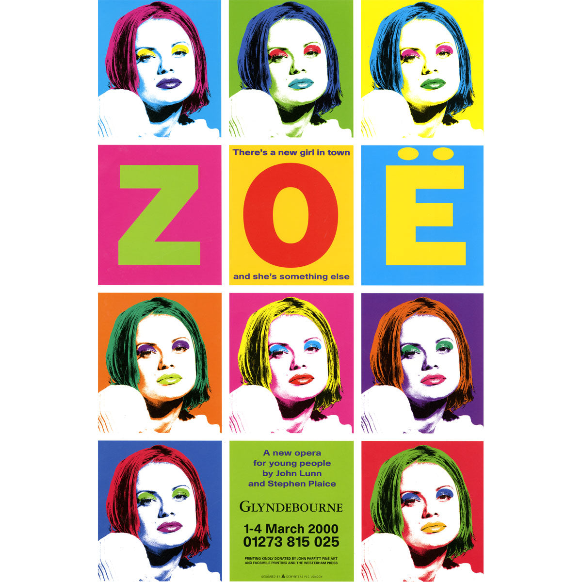 Glyndebourne Youth Opera 'Zoe' 2000 Poster