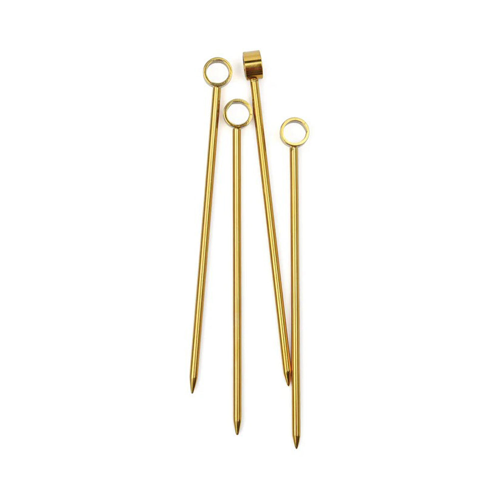 Gold Cocktail Picks