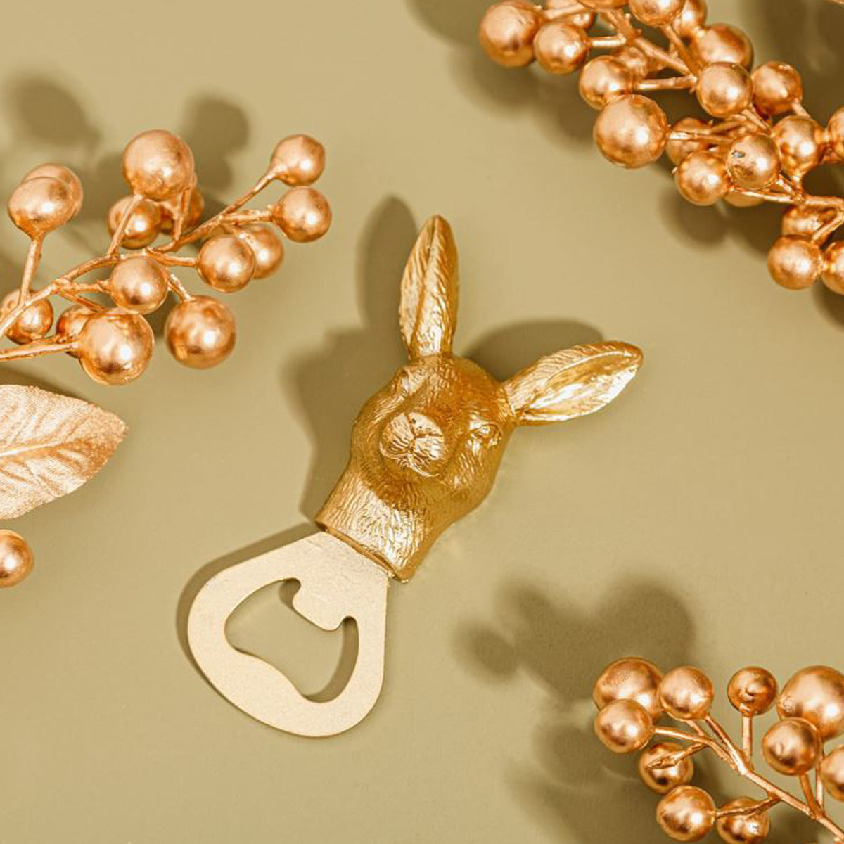 Gold Hare Bottle Opener Glyndebourne Shop