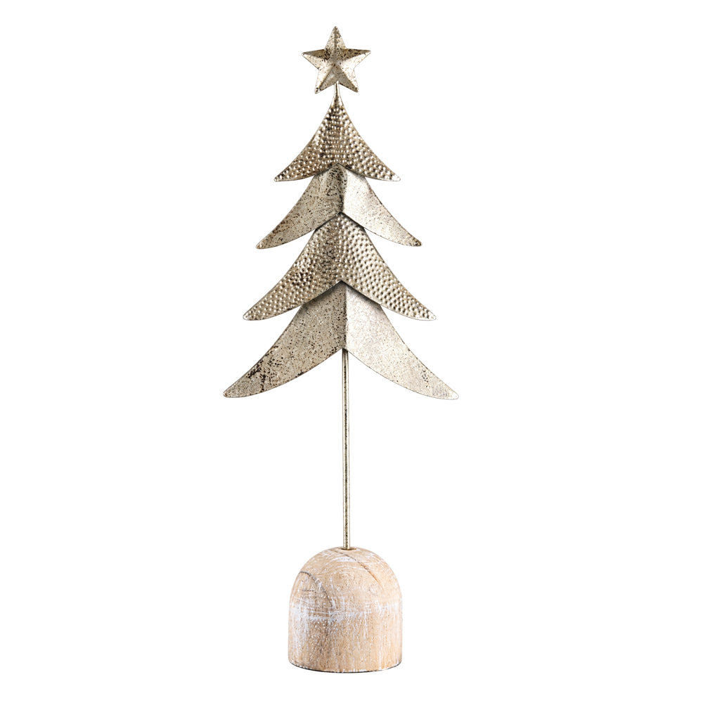 Gold Scallop Christmas Tree Decoration