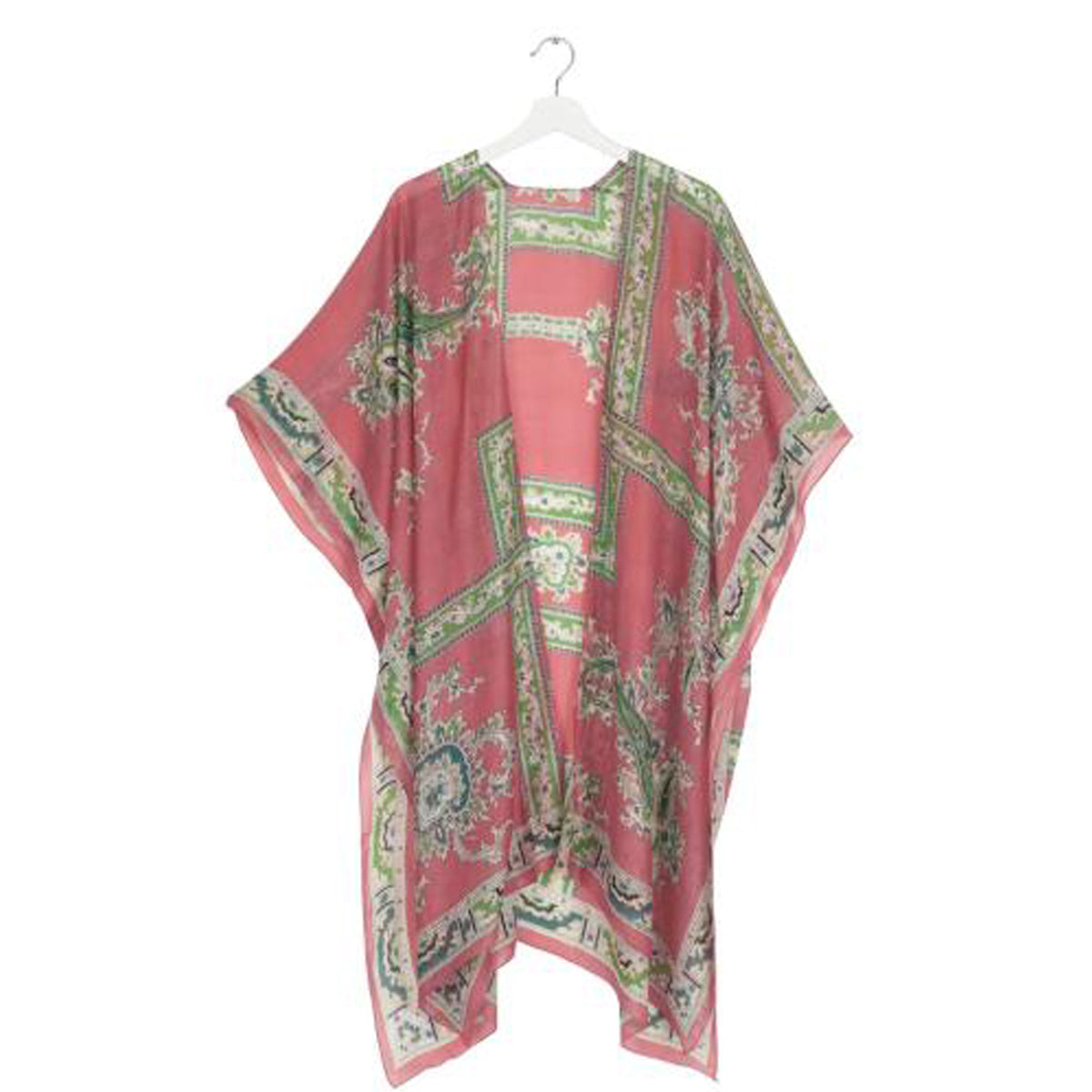 Handkerchief Pink Kimono Wrap Around