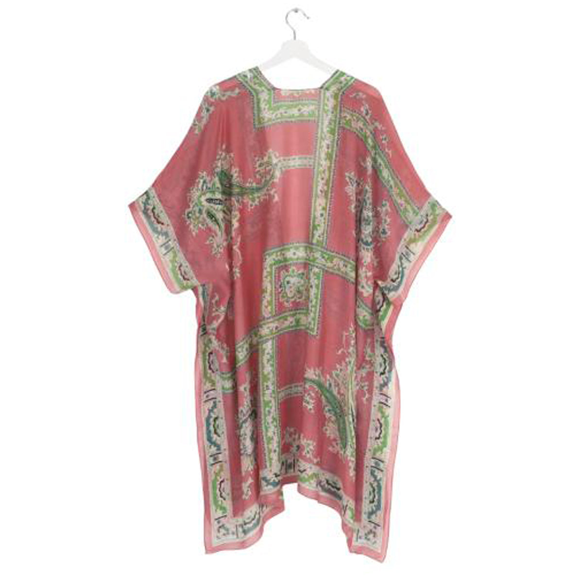 Handkerchief Pink Kimono Wrap Around