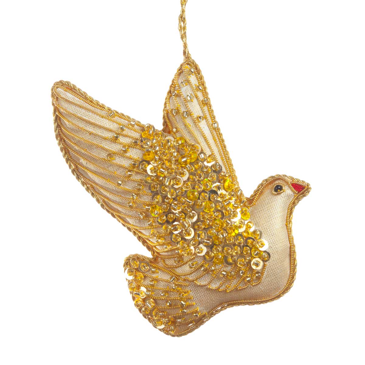 Gold Dove Hanging Decoration