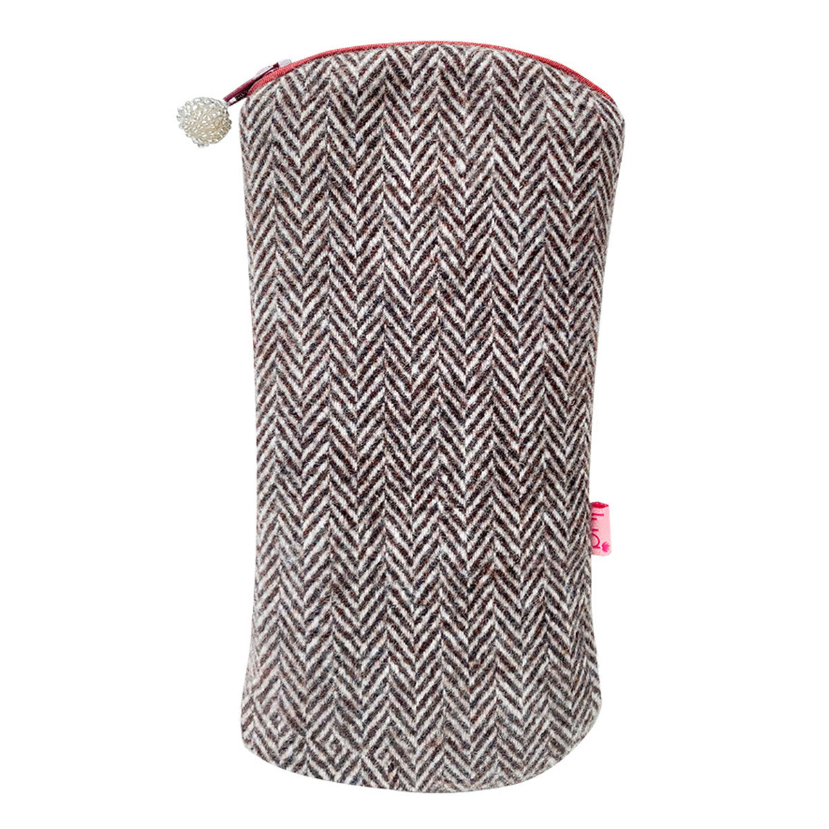 Herringbone Oak Glasses Purse