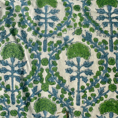 Blue & Green Large Quilted Picnic Blanket