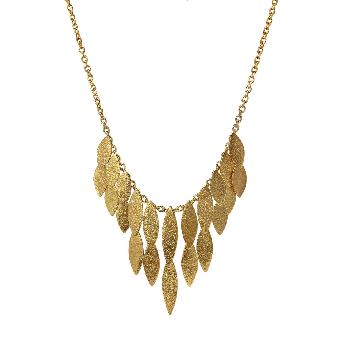 Icarus Large Waterfall Gold Necklace Glyndebourne Shop