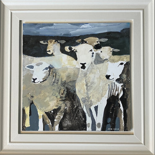 Flock of Sheep Painting