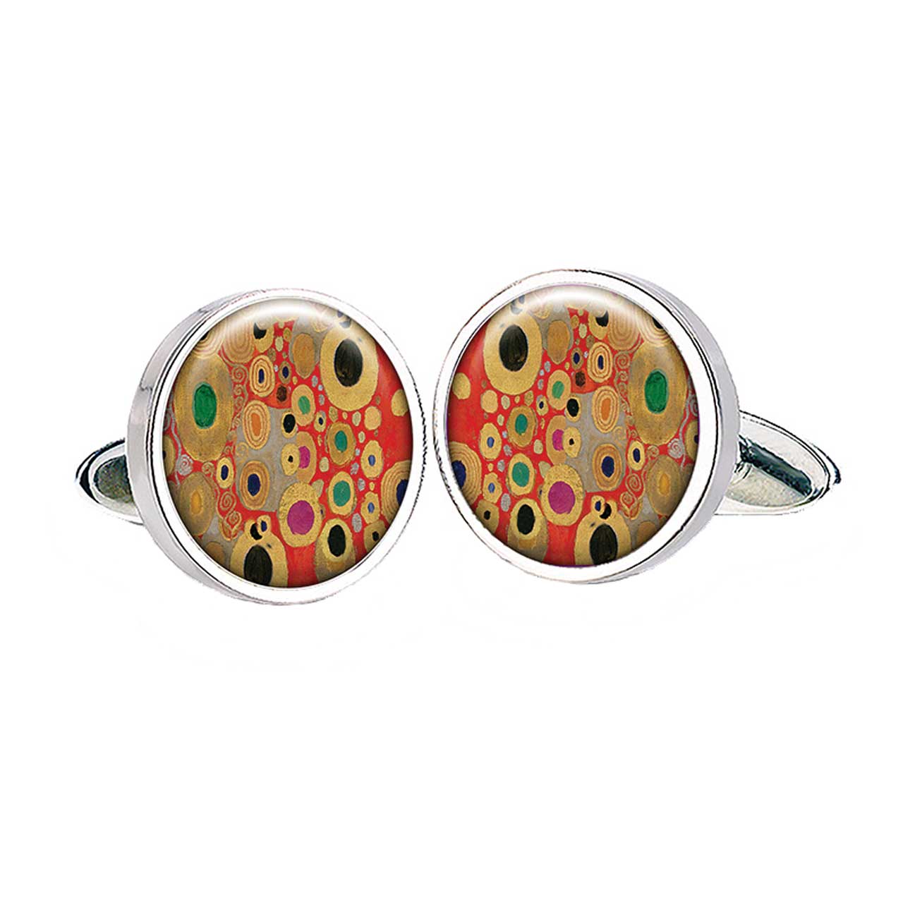 Klimt Red Cufflinks