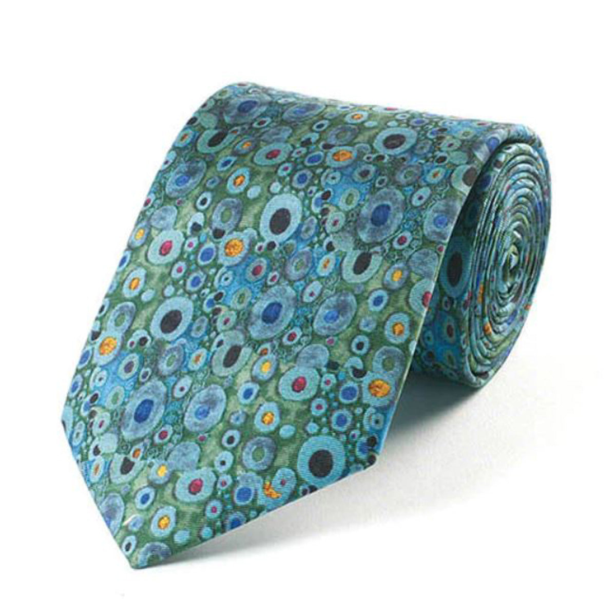 Klimt Turquoise Silk Tie Glyndebourne Shop