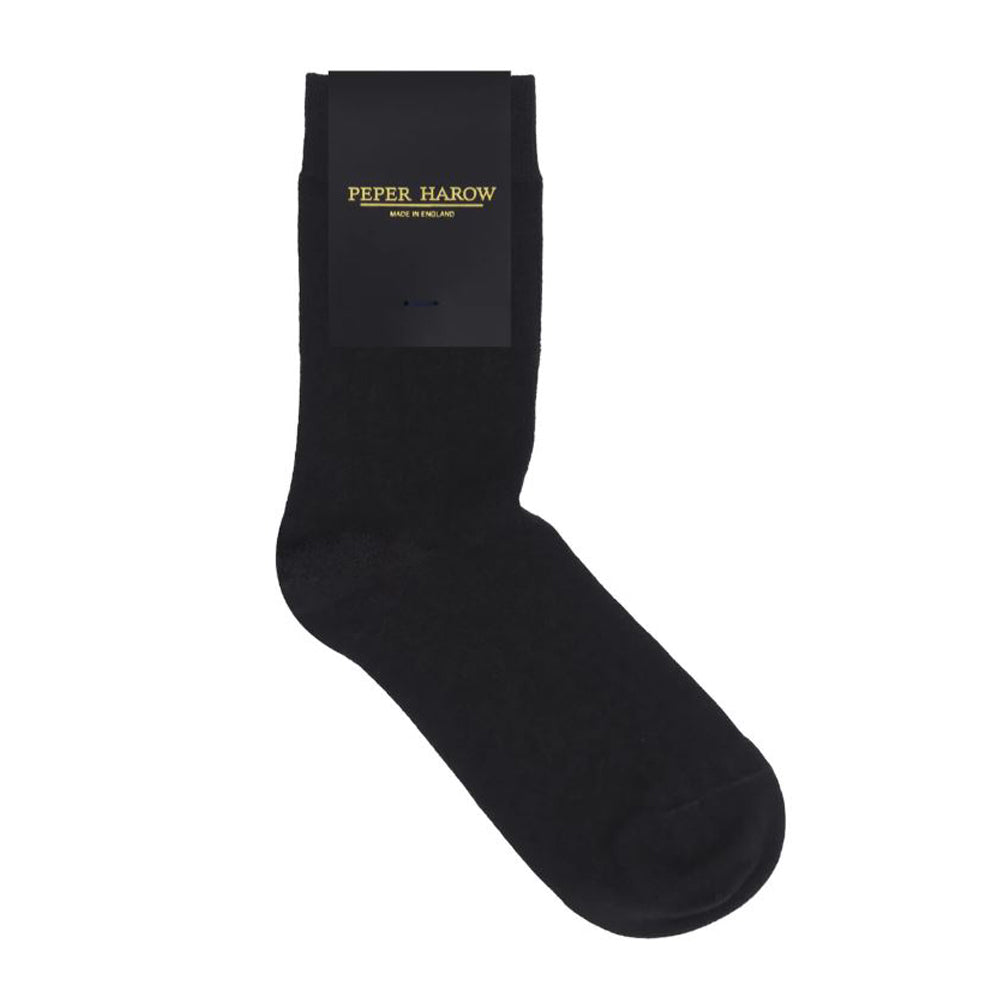 Ladies Cashmere Black Socks