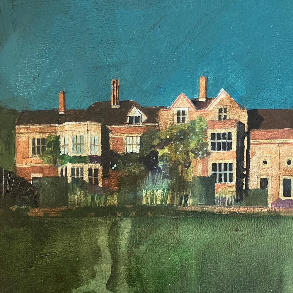 Late afternoon, Glyndebourne House By Julian Sutherland-Beatson