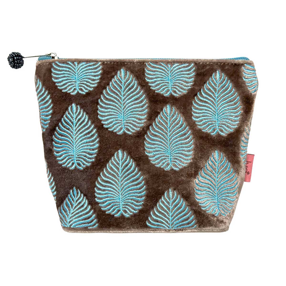 Leaf Mink Velvet Cosmetic Purse