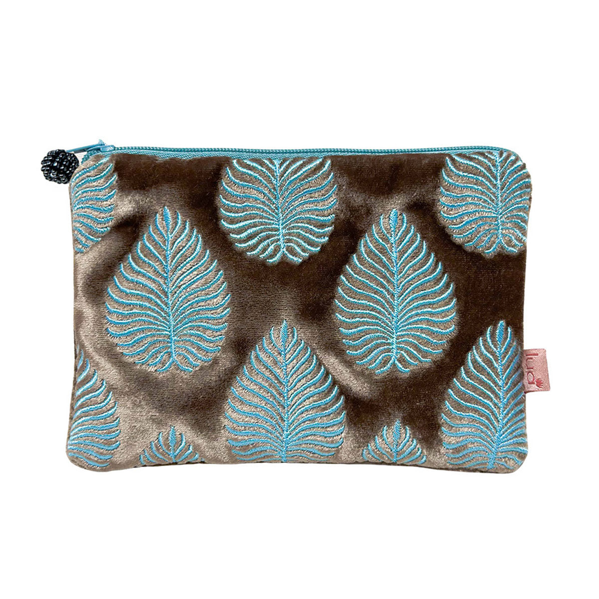 Leaf Mink Velvet Purse