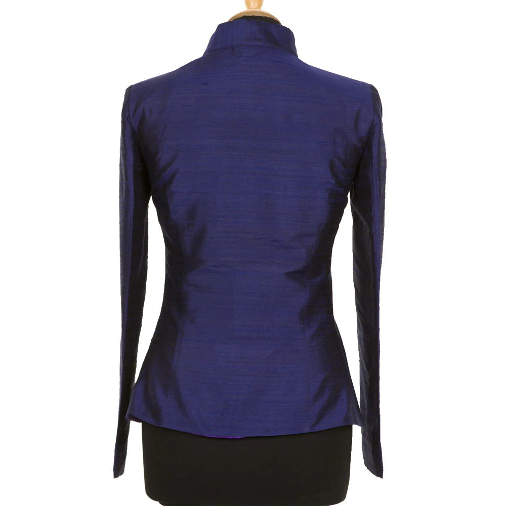 Lewes Midnight Silk Jacket