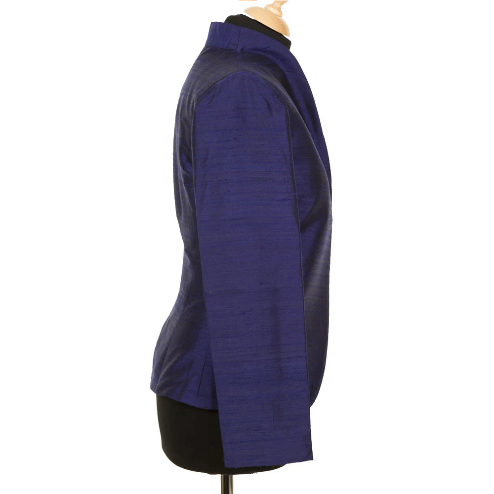Lewes Midnight Silk Jacket