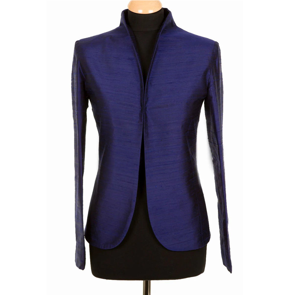 Lewes Midnight Silk Jacket