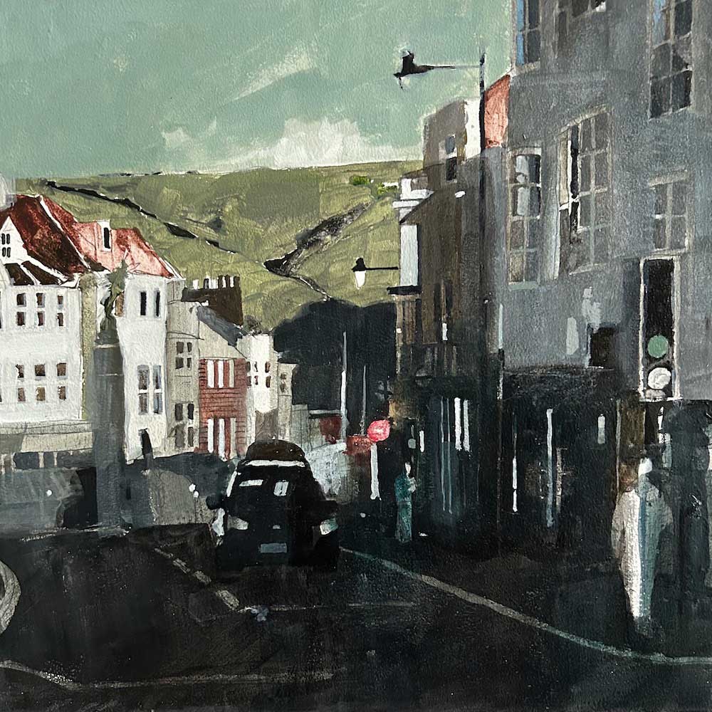 Lewes town centre by Julian Sutherland-Beatson