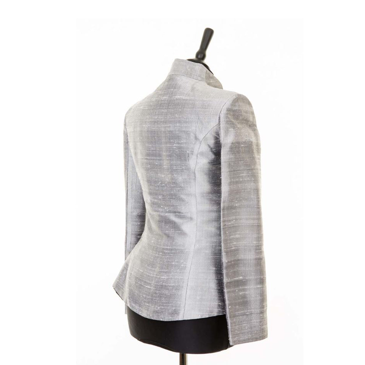 Lewes Silver Silk Jacket