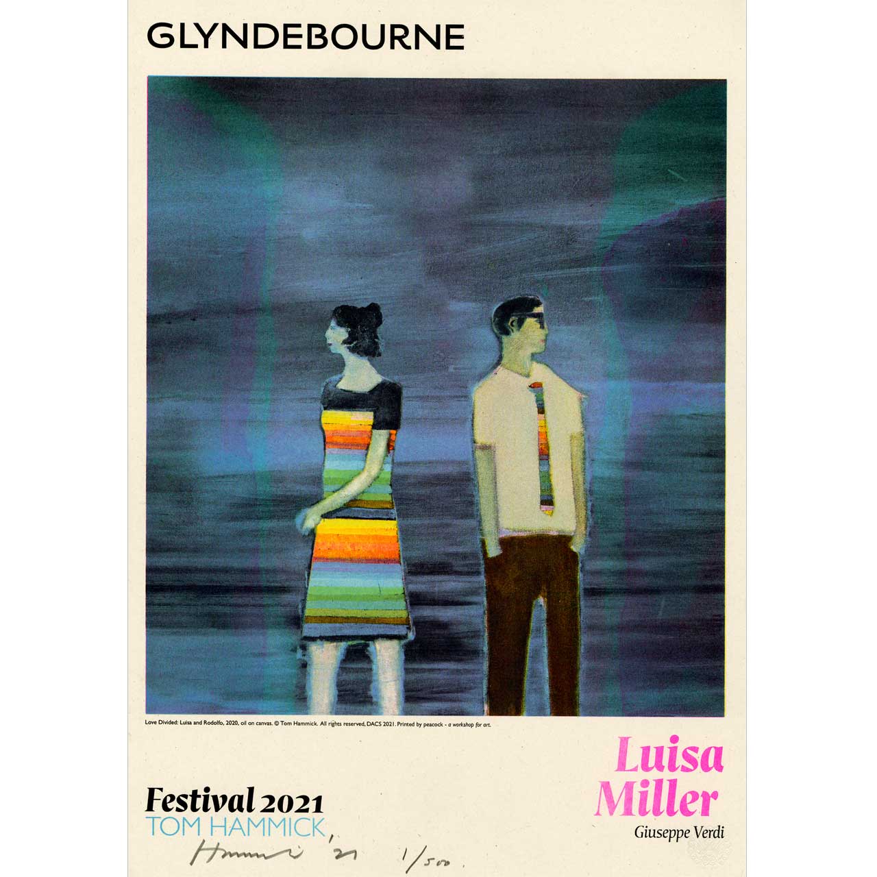 Luisa Miller Limited Edition Signed Poster by Tom Hammick Glyndebourne Shop