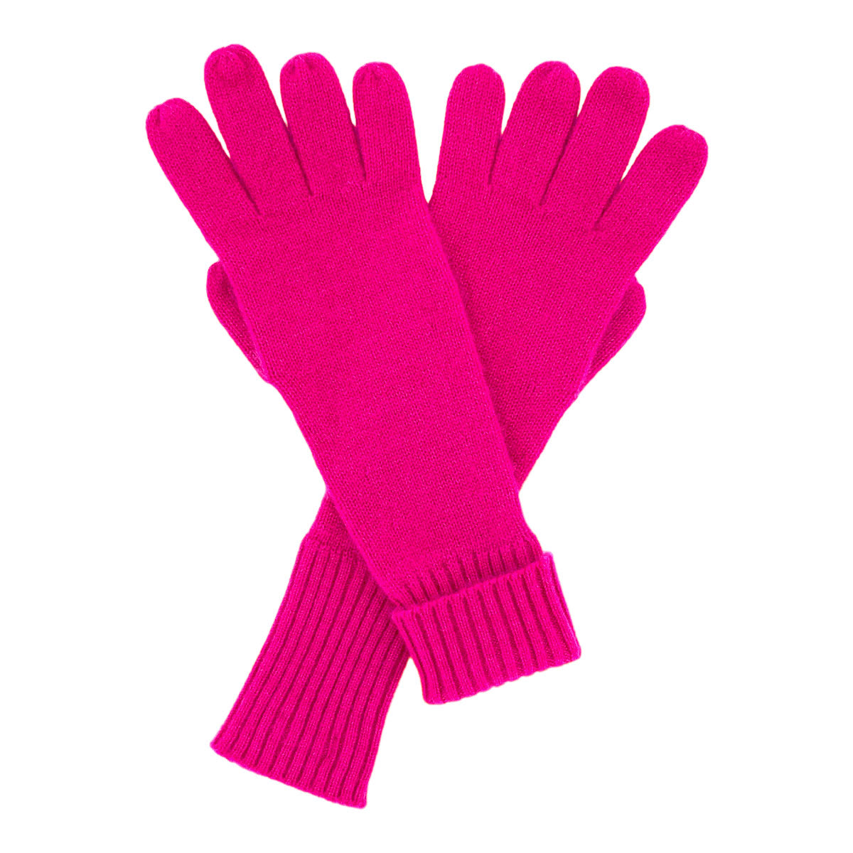 Magenta Cashmere Gloves
