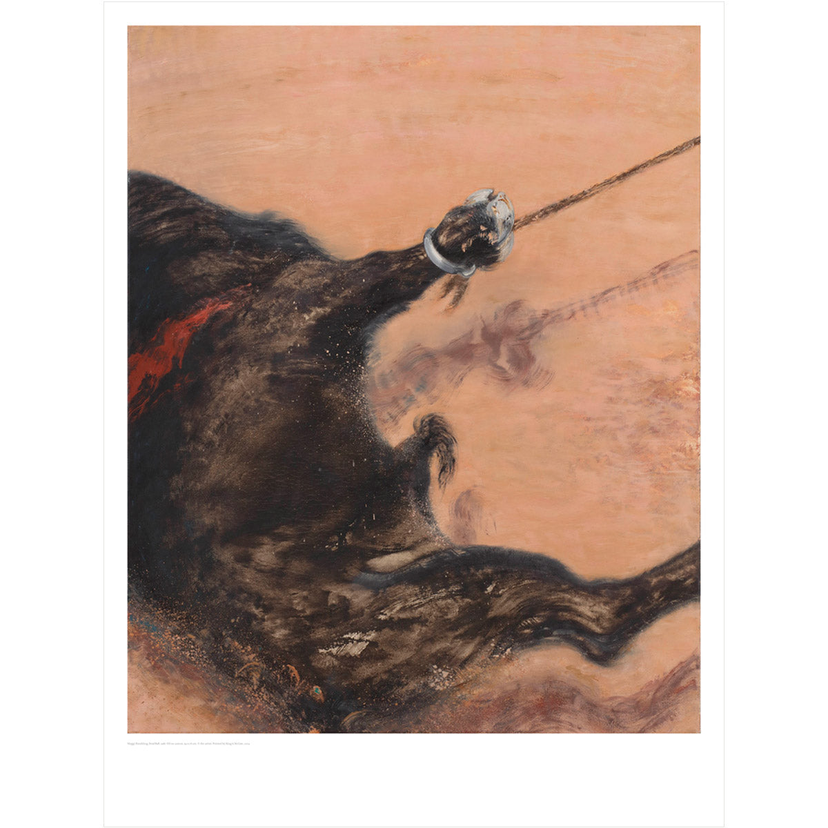 'Dead Bull, 1987' Poster by Maggi Hambling