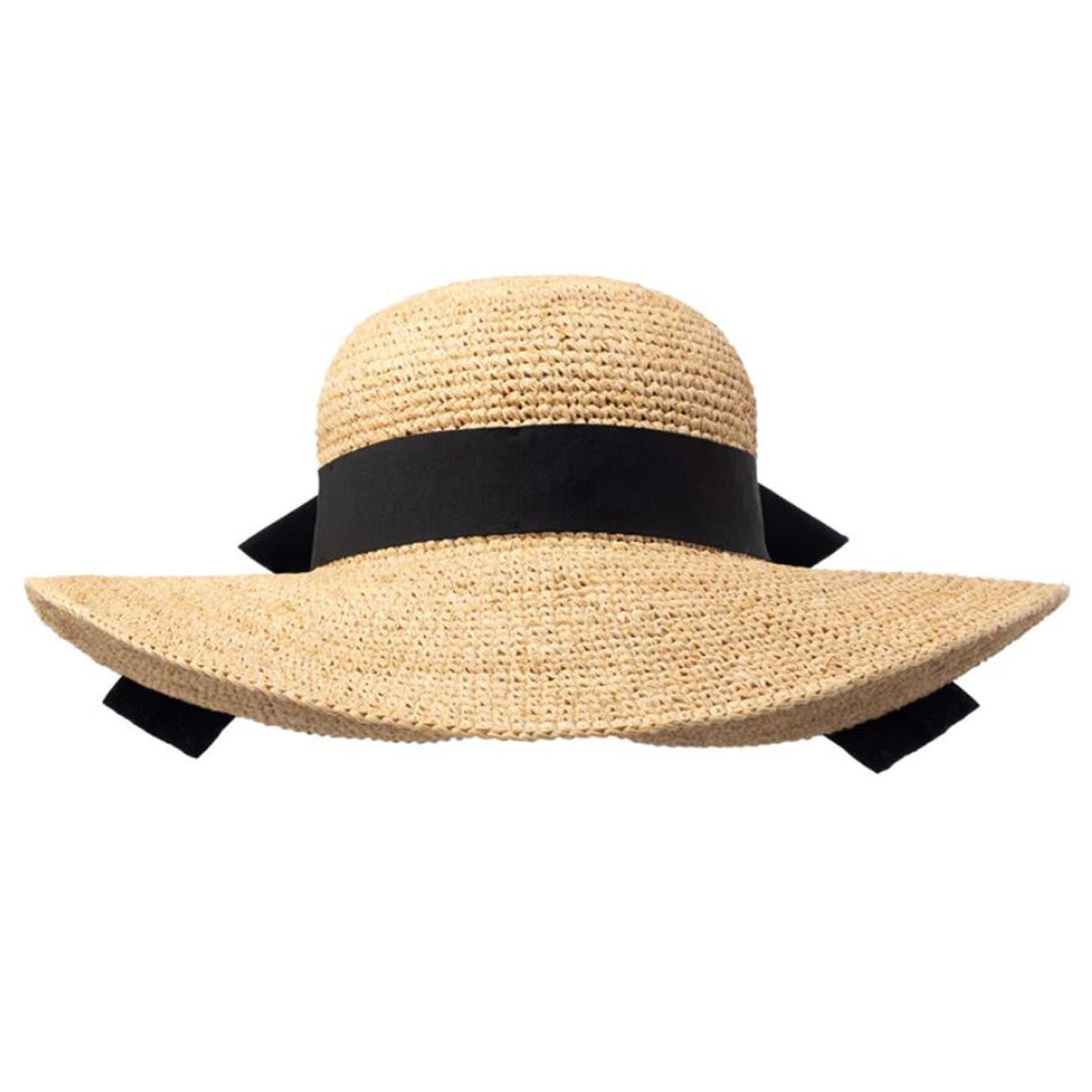 Mandy Wide Brim Hat With Bow