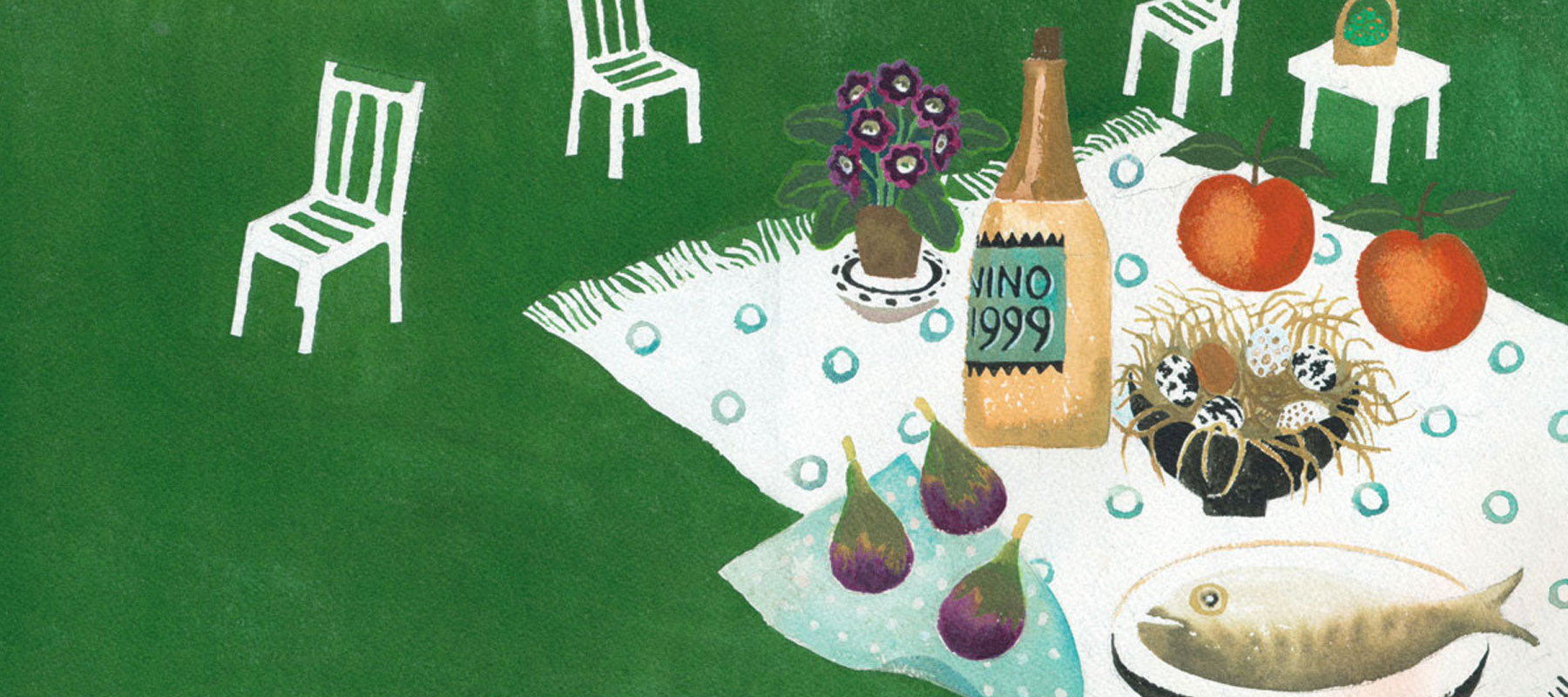 GLYNDEBOURNE PRINT BY MARY FEDDEN