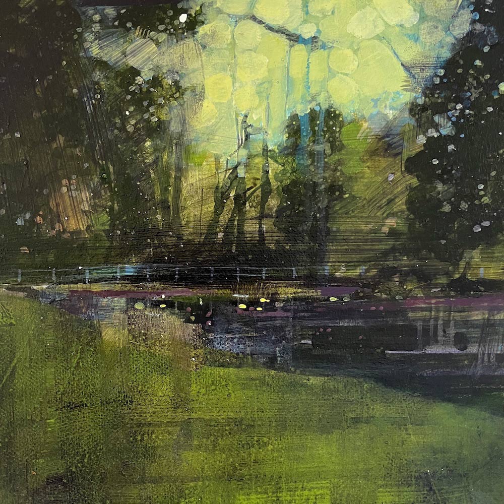 The Lake at Dawn By Julian Sutherland-Beatson