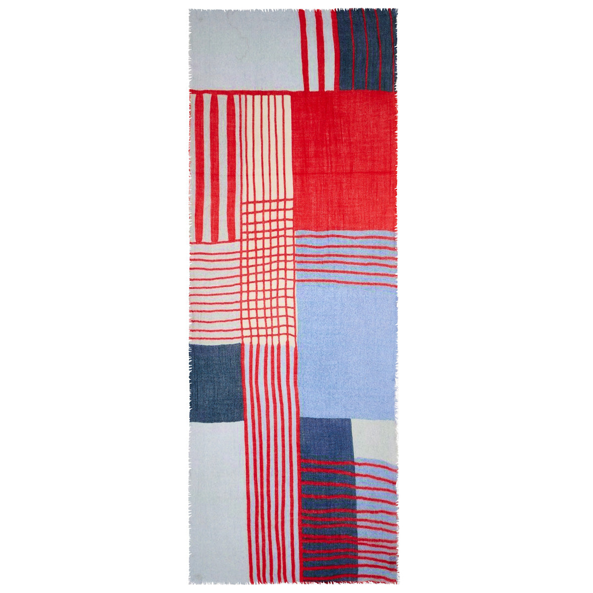 Metro Stripe Wool Scarf