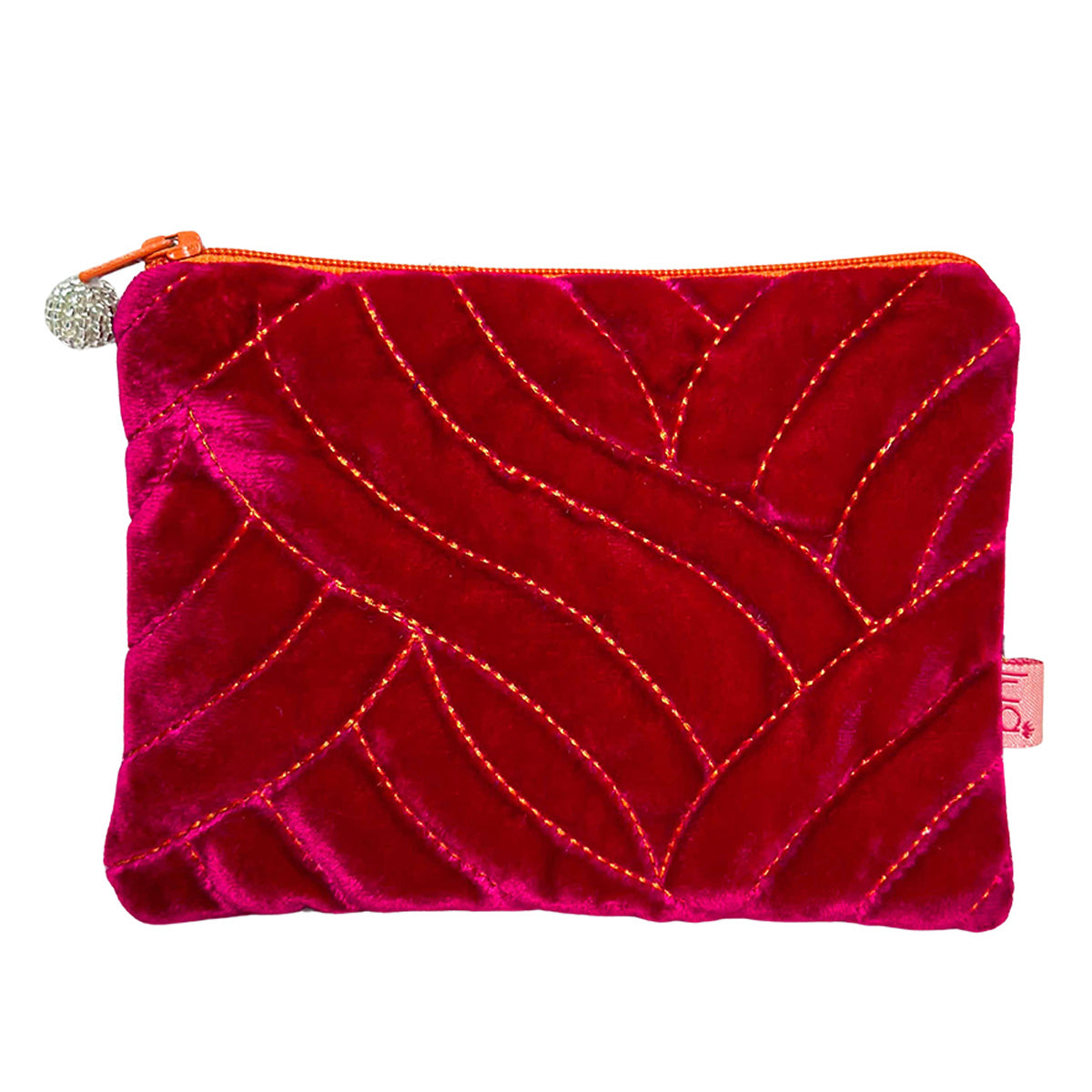 Opera Velvet Fuchsia Purse