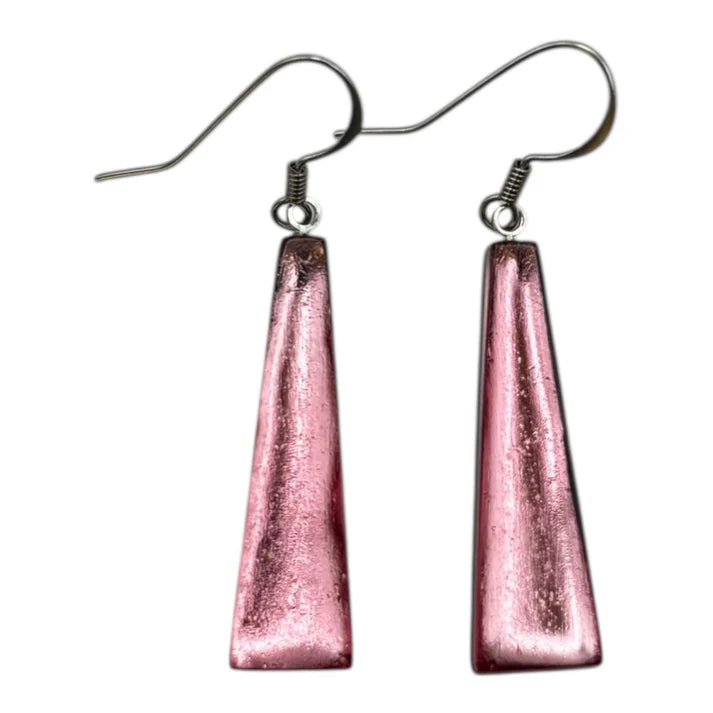 Rose Pinstripe Earrings
