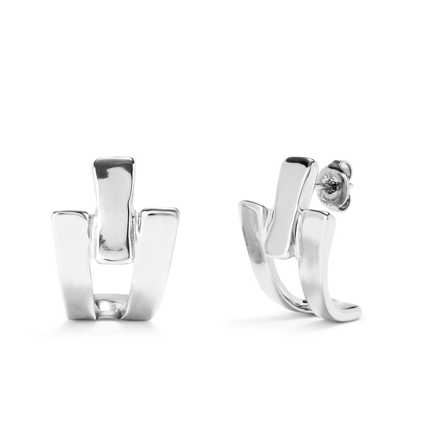Sierra Earrings - Silver