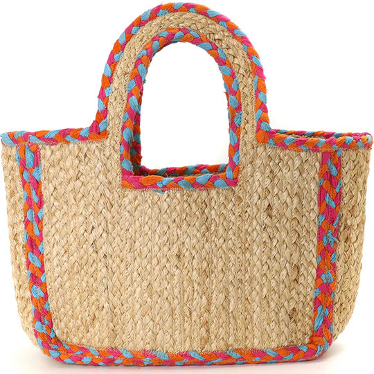 Multi Coloured Jute Bag