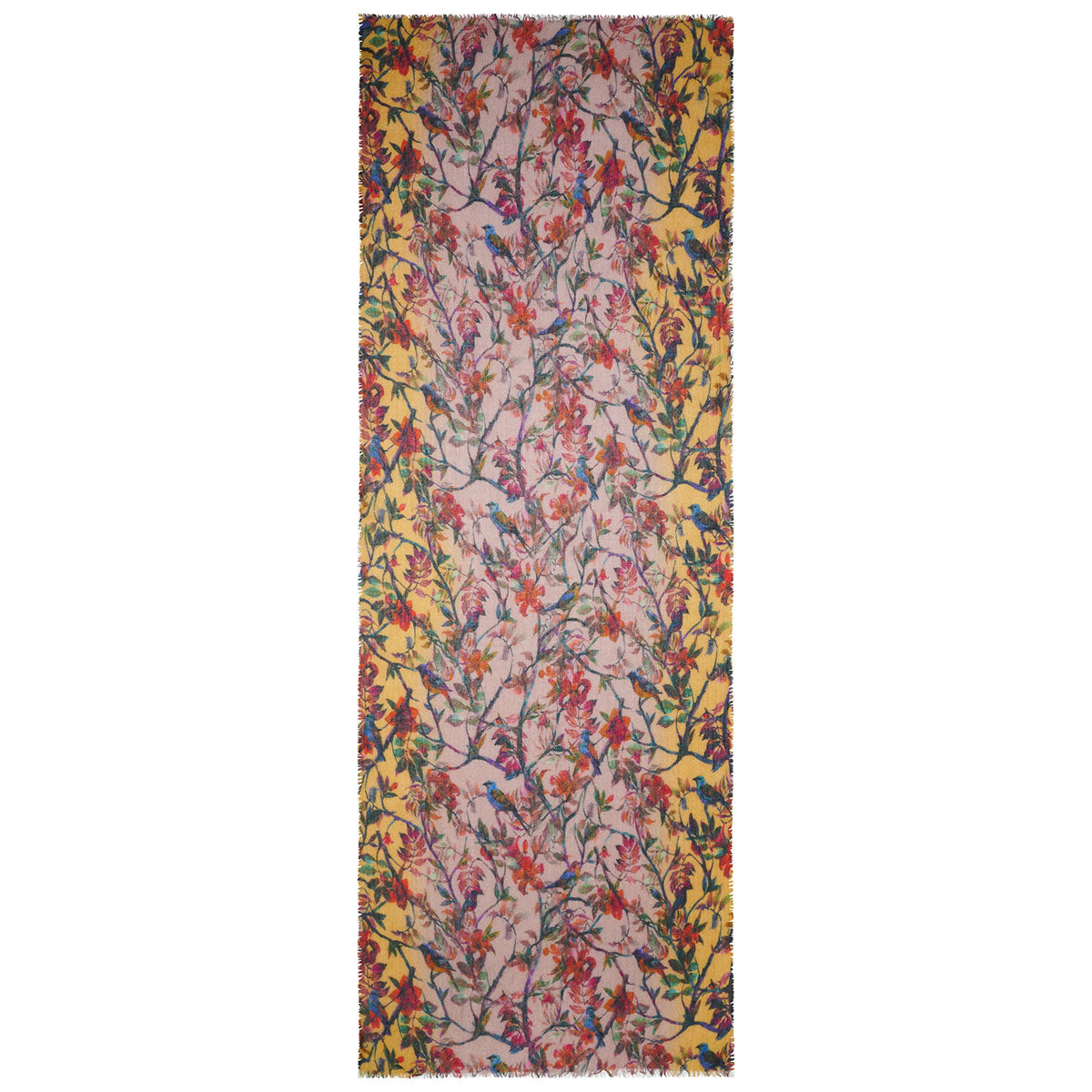 Paradise Birds Wool Scarf Glyndebourne Shop