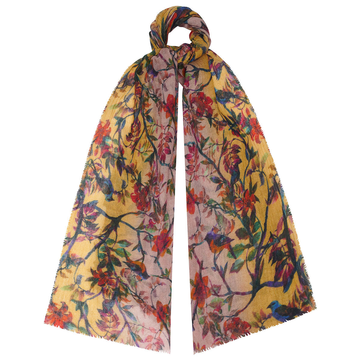 Paradise Birds Wool Scarf Glyndebourne Shop