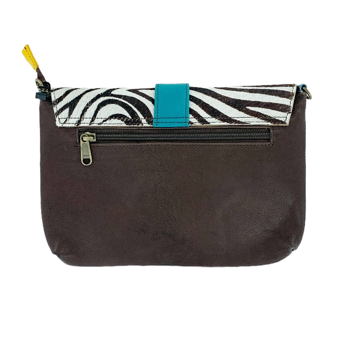 Mint Leather Saddle Bag