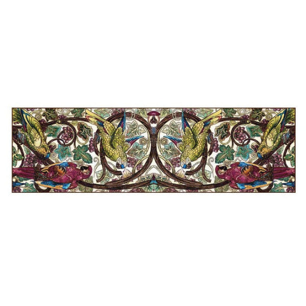 De Morgan Parrots Large Habotai Silk Scarf