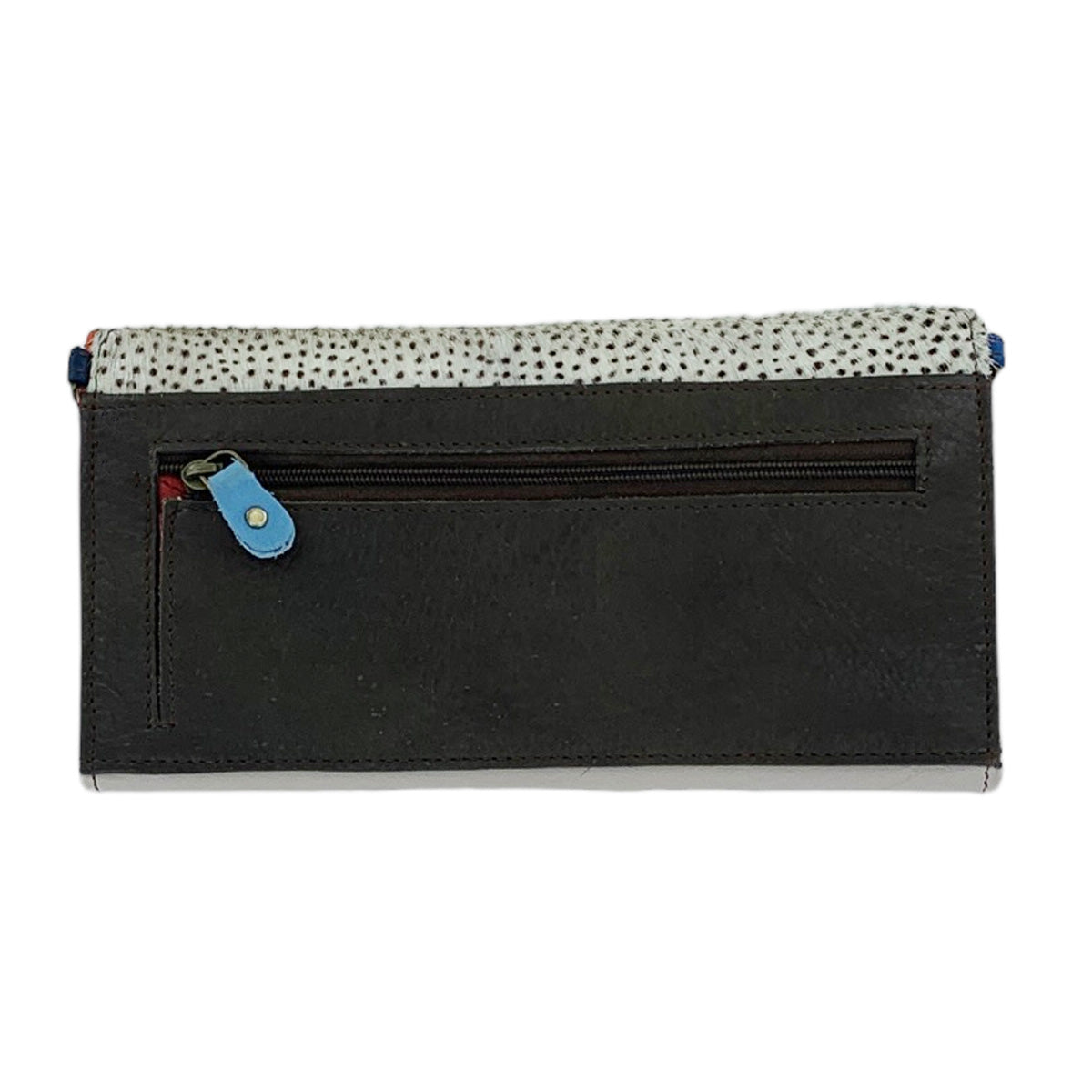 Mink leather Secret Print Clutch