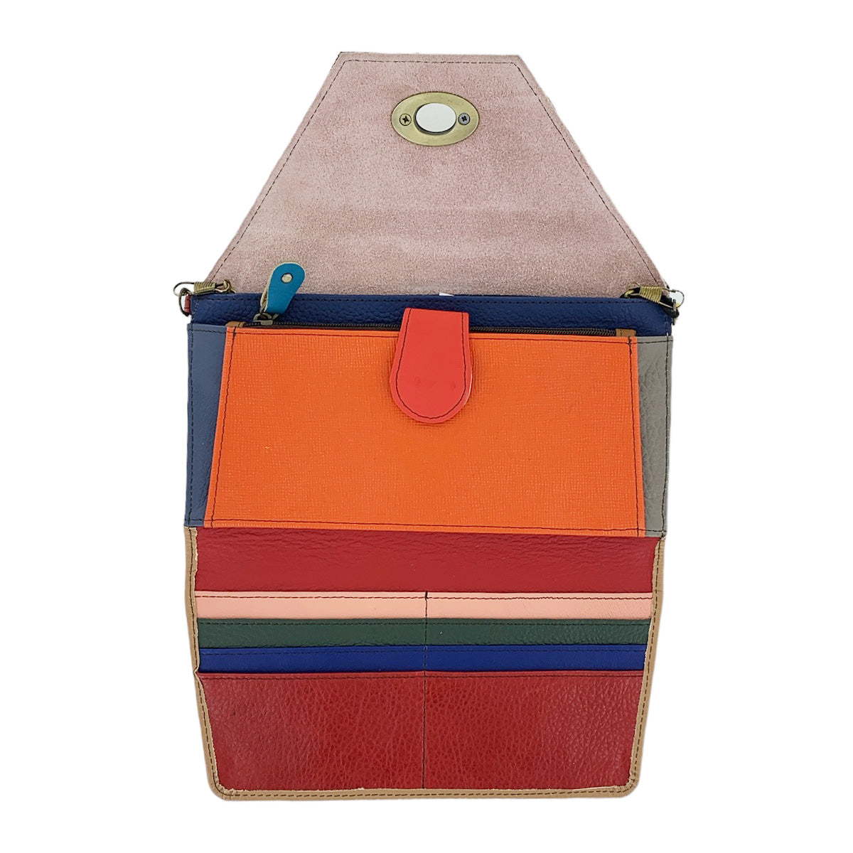 Natural Leather Secret Print Clutch