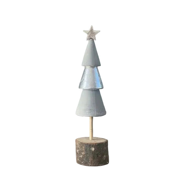 Silver christmas tree