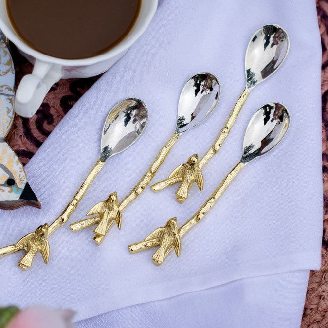 Swallow tea spoons