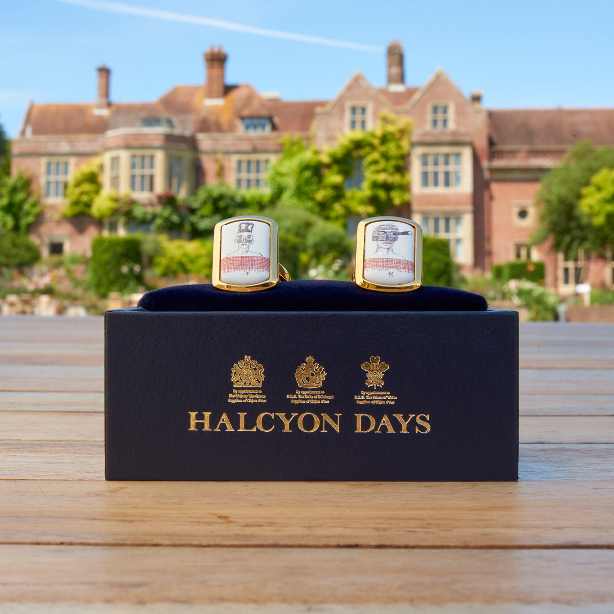 The Rake's Progress 'Bedlam' Crown Cufflinks by David Hockney Glyndebourne Shop