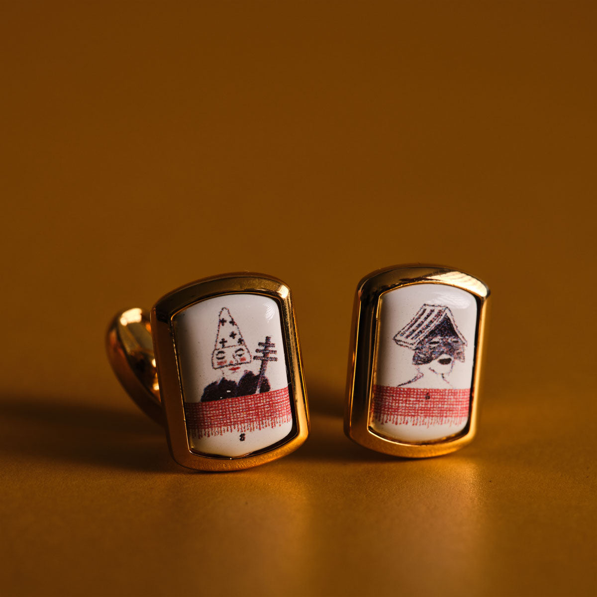The Rake's Progress 'Bedlam' Music Book Cufflinks by David Hockney Glyndebourne Shop