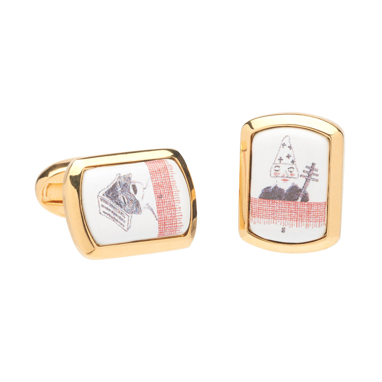 The Rake's Progress 'Bedlam' Music Book Cufflinks by David Hockney Glyndebourne Shop