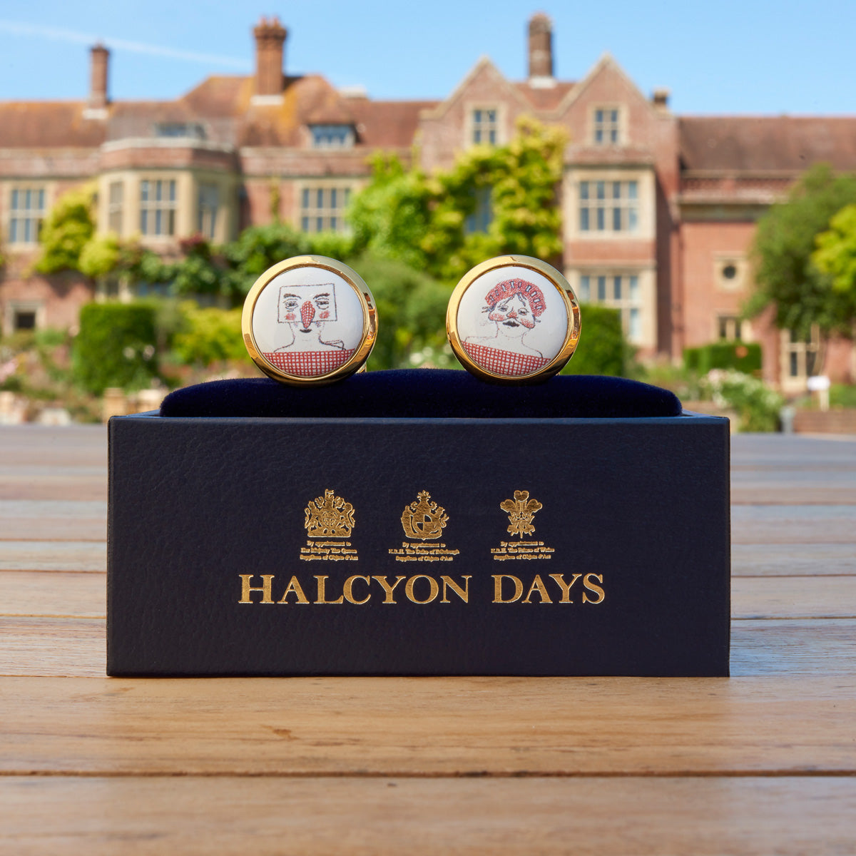 The Rake's Progress 'Bedlam' Round Cufflinks by David Hockney Glyndebourne Shop